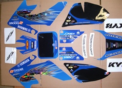 Crf 50 Yamaha Troy Blue Graphics Only 04-12